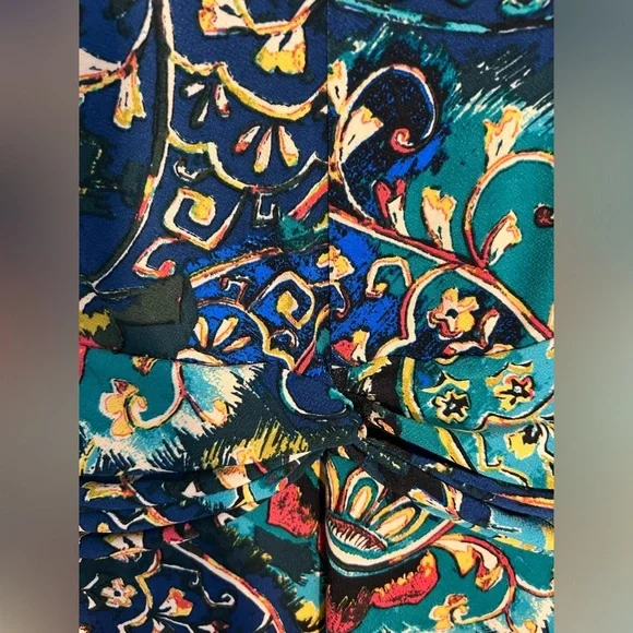 Notations Cap Sleeve Paisley Print Dress – Size S (NWOT) - Picture 2 of 4